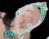 [AB]Ear Green Daimond