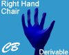 CB Blue Hand Chair (R)