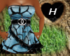 H♥Blue spunky dress