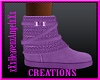 Cute Purple Boots