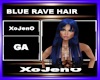 BLUE RAVE HAIR