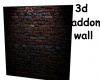 Brick Add on Wall 3d