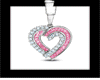 Pink diamond pendant.