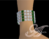 {A07} Dia/Emerald bracel