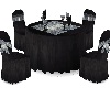 black/white guest table