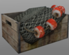 *Fishnet Wood Crate