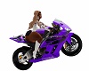 Purple Motorcycle Bike