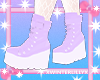 x❄ |Kawaii Boots Purp