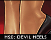 ! devil. leather heels