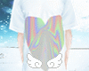 Hologram heart shirt