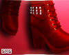 $ . Red Studded Boots