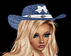 Trigger/Denim Cowboy Hat
