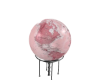 pink spinning globe