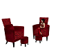 Red Chair Set