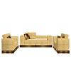 brass couch set
