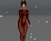 Burgundy jumpsuit