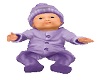 Baby w/Purple Sitting