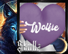 💀|Wolfie Heart Pillow