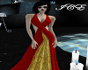 Royal Red/Gold Gown