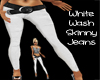 White Wash Skinny Jeans