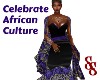 Purple Ankara Wrap