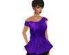 SR~ Purple Fashion Top
