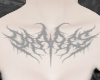 Grey Chest Tattoo