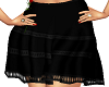 Lace skirt black