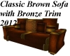 Classic Brown Sofa 2012