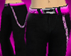 pink shadow punk pants