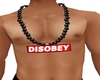 DISOBEY BEAD CHAIN