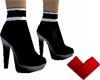 (V) Short Striped Boots
