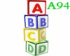 [A94]Toy alphabet blocks
