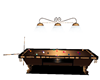 pooltable black and gold