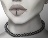 goth pearl necklace
