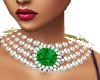Pearls and emeralds