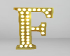 Gold Letter F