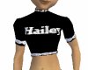 Hailey black top shirt