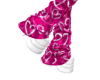 Pink Love Stacked Boots