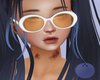 !B Orange Clout Goggles