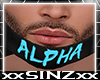 X ALPHA BLUE MASK X