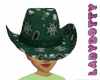 cowgirl green bandana