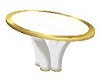 coffe table white n gold