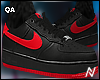 Black 'Red Swoosh'