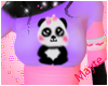 panda top pink/purple