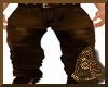 Brown Jeans W/Chaps