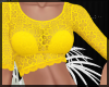 Summer Yellow Lace Top