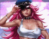 Poison hat & hair combo