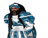 Blue African Cape