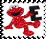 Red Monster Stamp